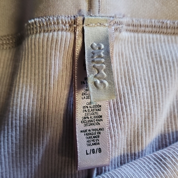 Skims Cotton Rib Boxer Shorts In Dusk - Picture 8 of 11